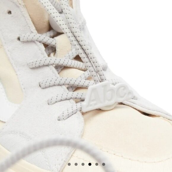 Vans .ABC Collab Sk8 Hi Ext Ecru Men Size 12 Advisory Board Crystals Mid Top Whi main image 8